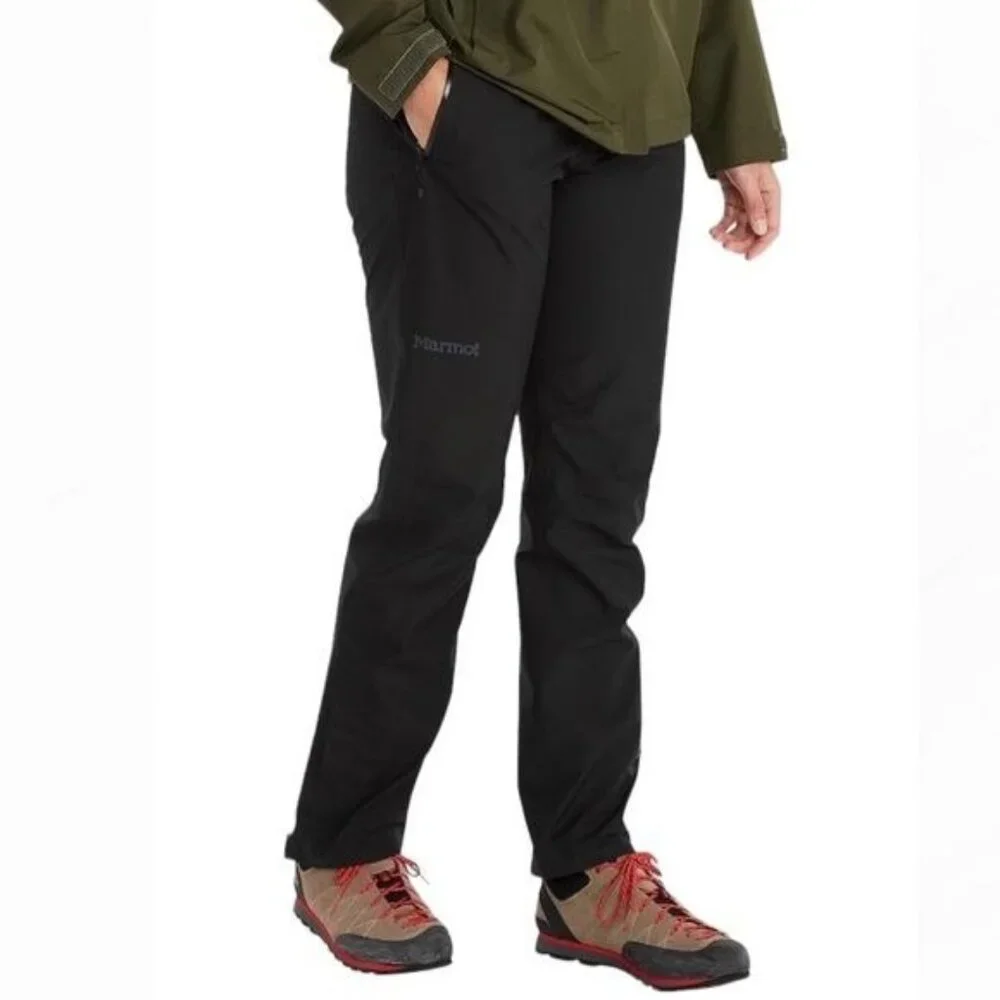Marmot Scree Women's Large Black High Rise Weather Resistant Boot Cut Pants - Picture 1 of 11